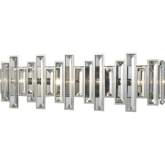 Crystal Heights 4 Light Bathroom Vanity Light in Polished Chrome w/ Crystals