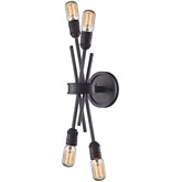 Xenia 4 Light Sconce w/ Oil Rubbed Bronze Adjustable Arms