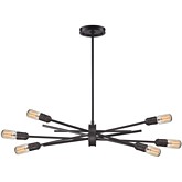 Xenia 6 Light Chandelier w/ Oil Rubbed Bronze Adjustable Arms