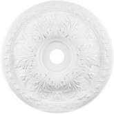 Pennington 28" Traditional Ceiling Light Medallion in White