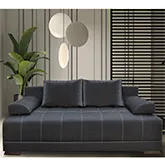 Brooklyn Sofa Bed with Storage in Grey Fabric