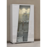 Lisa 2 Door China Cabinet in High Gloss White