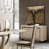 Elite 2 Door Buffet in High Gloss Beige