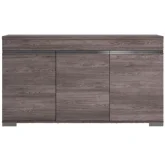 Viola 3 Door Buffet in High Gloss Purple Elm Finish