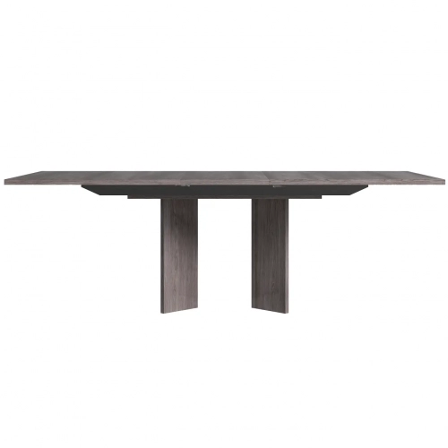 Viola 71" Extention Dining Table in High Gloss Purple Elm Finish