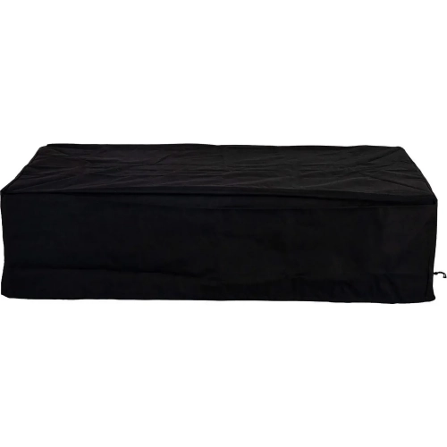 Refuge Series 56"W x 30"D x 15"H Natural Gas Fire Pit Cover in Black Fabric