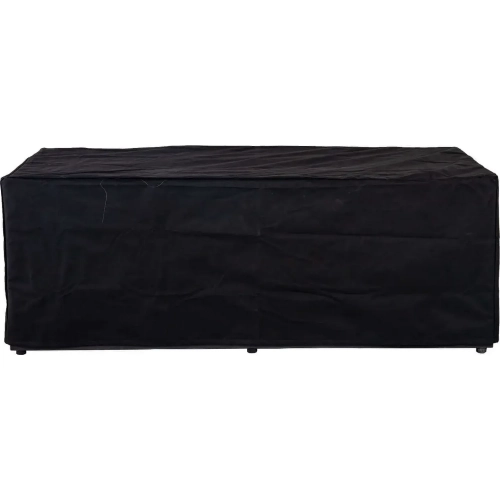 Refuge Series 68"W x 30"D x 24"H Propane Gas Fire Pit Cover in Black Fabric