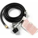 Refuge Series Part 10' Propane Regulator Hose with 3/8" Flare Female Fitting