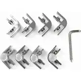 Refuge Series Rectangle and Square Wind Guard Complete Hardware Kit