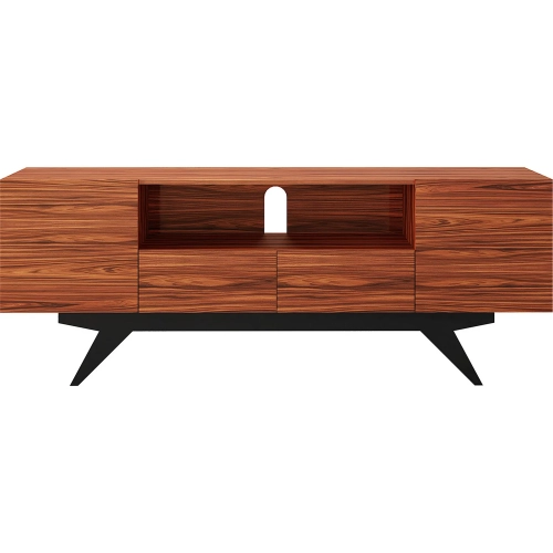 Maxwell 78" Media Console in Exotic South American Iron Wood