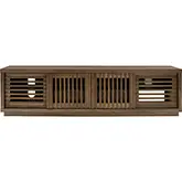 Oliver 82" Media Console in American Walnut Finish Wood