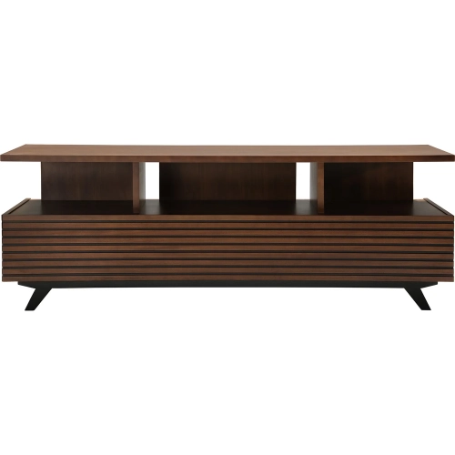 Tango 75" Media Console in Rich Cognac Finish Brazilian Cherry