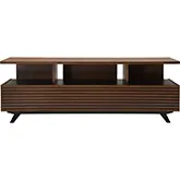 Tango 75" Media Console in Rich Cognac Finish Brazilian Cherry