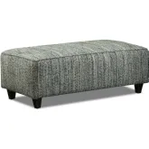 49" Cocktail Ottoman in Donatello Pheasant Multicolor Fabric