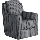 Diva Swivel Glider in Cafe Multicolor Fabric