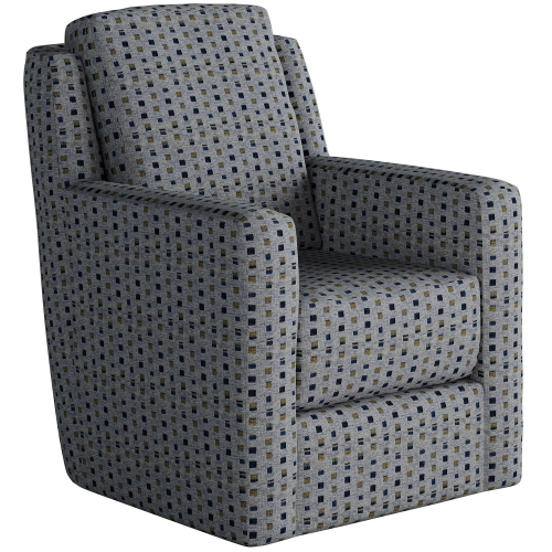 Diva Swivel Glider in Cafe Multicolor Fabric