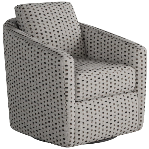 Daisey Swivel Glider in Chino Multicolor Fabric