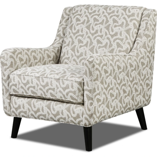 Accent Chair in Bowline Twine Multicolor Fabric