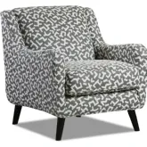 Accent Chair in Downunder Denim Multicolor Fabric