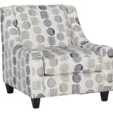 Accent Chair in Bounce Horizon Multicolor Geometric Fabric