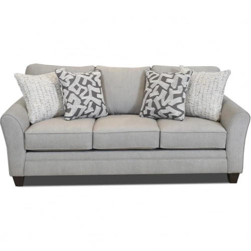 Sleeper Sofa in Amos Mink Beige Neutral Fabric