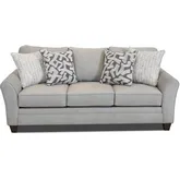 Sleeper Sofa in Amos Mink Beige Neutral Fabric