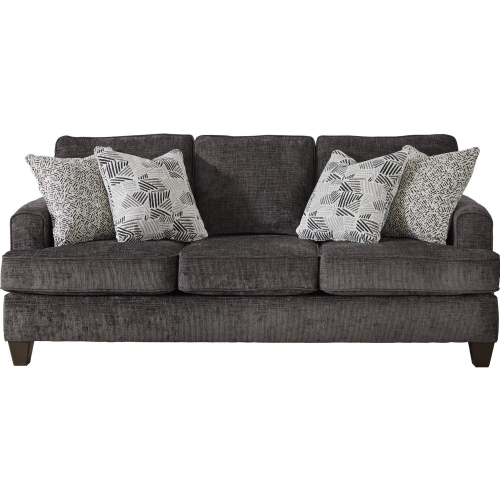 Sofa in Wowza Dusk Grey Fabric