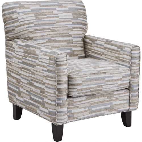 Accent Chair in Rocker Sand Multicolor Fabric