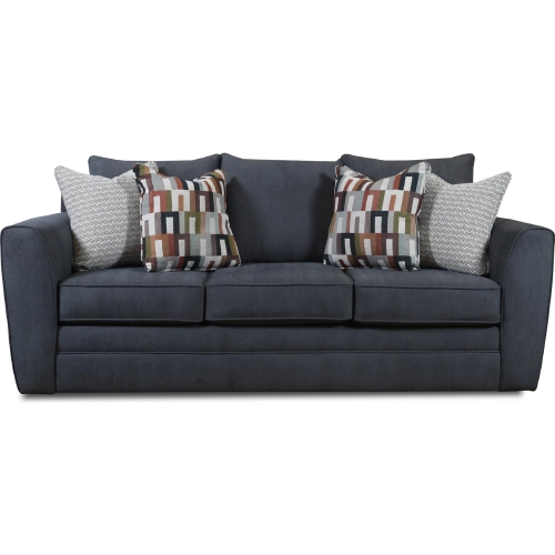 Queen Sleeper Sofa in Amos Dusk Grey Fabric