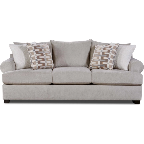 Sofa in Nolte Pebble Taupe Fabric