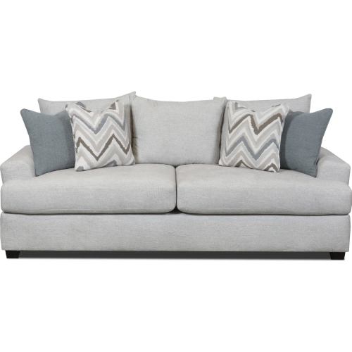 Sofa in Queenstown Pebble Gray Fabric