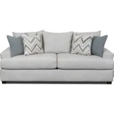 Sofa in Queenstown Pebble Gray Fabric