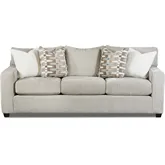 Sofa in Nolte Pebble Neutral Fabric