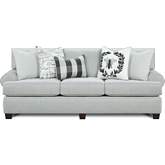 Queen Sleep Sofa in Dizzy Iron Multicolor Fabric