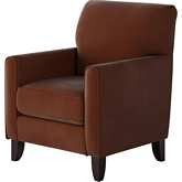 Accent Chair in Bella Burnt Orange Fabric