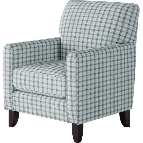 Accent Chair in Howbeit Spa Blue Fabric