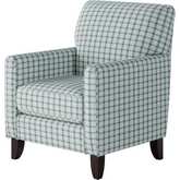 Accent Chair in Howbeit Spa Blue Fabric