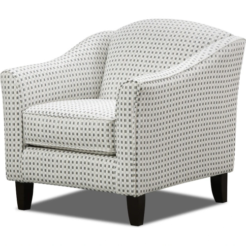 Accent Chair in Beaumont Blue Multicolor Fabric