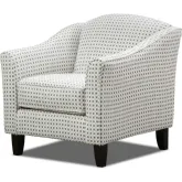 Accent Chair in Beaumont Blue Multicolor Fabric