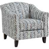 Accent Chair in Mercedes Shore Multicolor Fabric