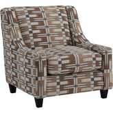 Accent Chair in Jango Fossil Multicolor Fabric