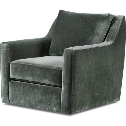 Accent Chair in Opal Pine Green Fabric