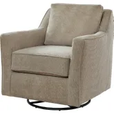 Accent Chair in Vivian Sesame Beige Fabric