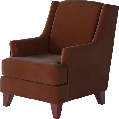 Accent Chair in Bella Burnt Orange Fabric
