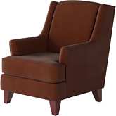 Accent Chair in Bella Burnt Orange Fabric