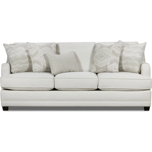 Sofa in Hobnob Cotton Off White Performance Fabric