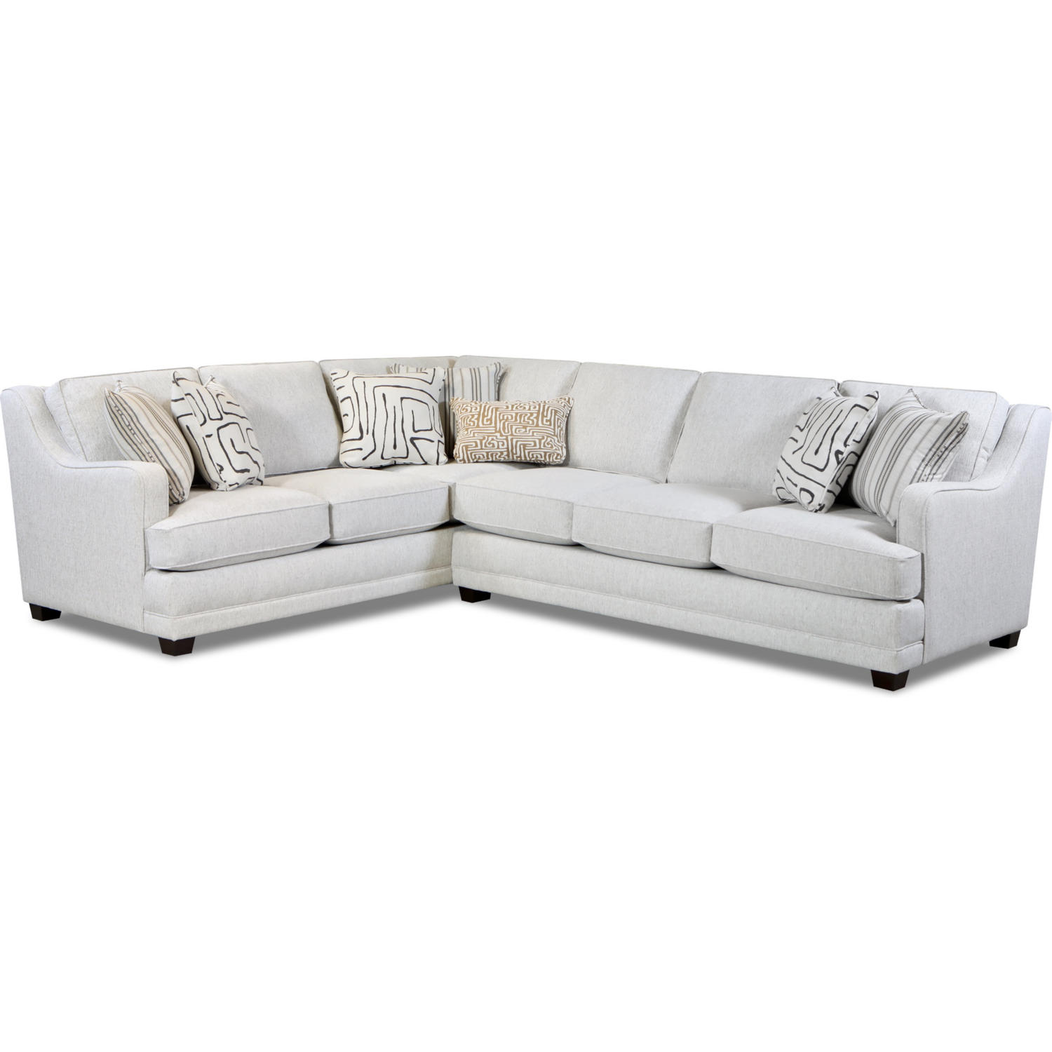 Southern Furniture 700031R+33L Durango Pewter Sectional 700031R33L