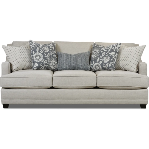 Sofa in Prelude Feather Tan Brown Fabric