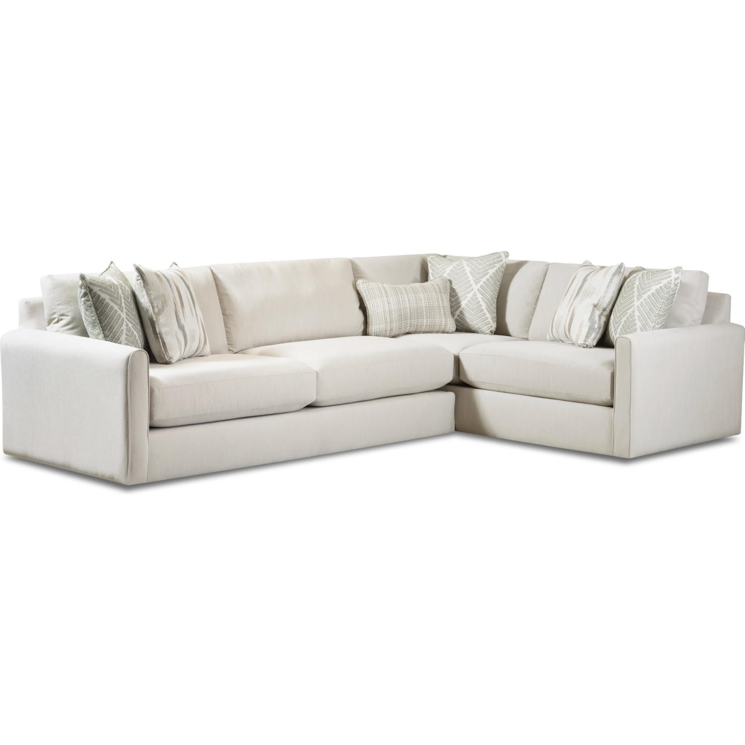 Southern Furniture 700131L+33R Charlotte Cremini Sectional 700131L