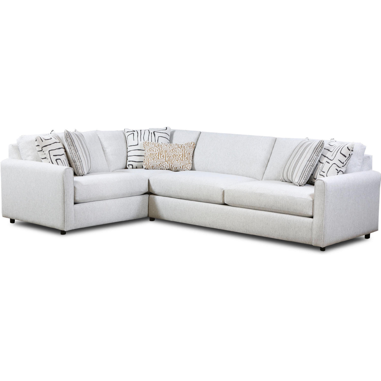 Southern Furniture 700131R+33L Durango Pewter Sectional 700131R33L